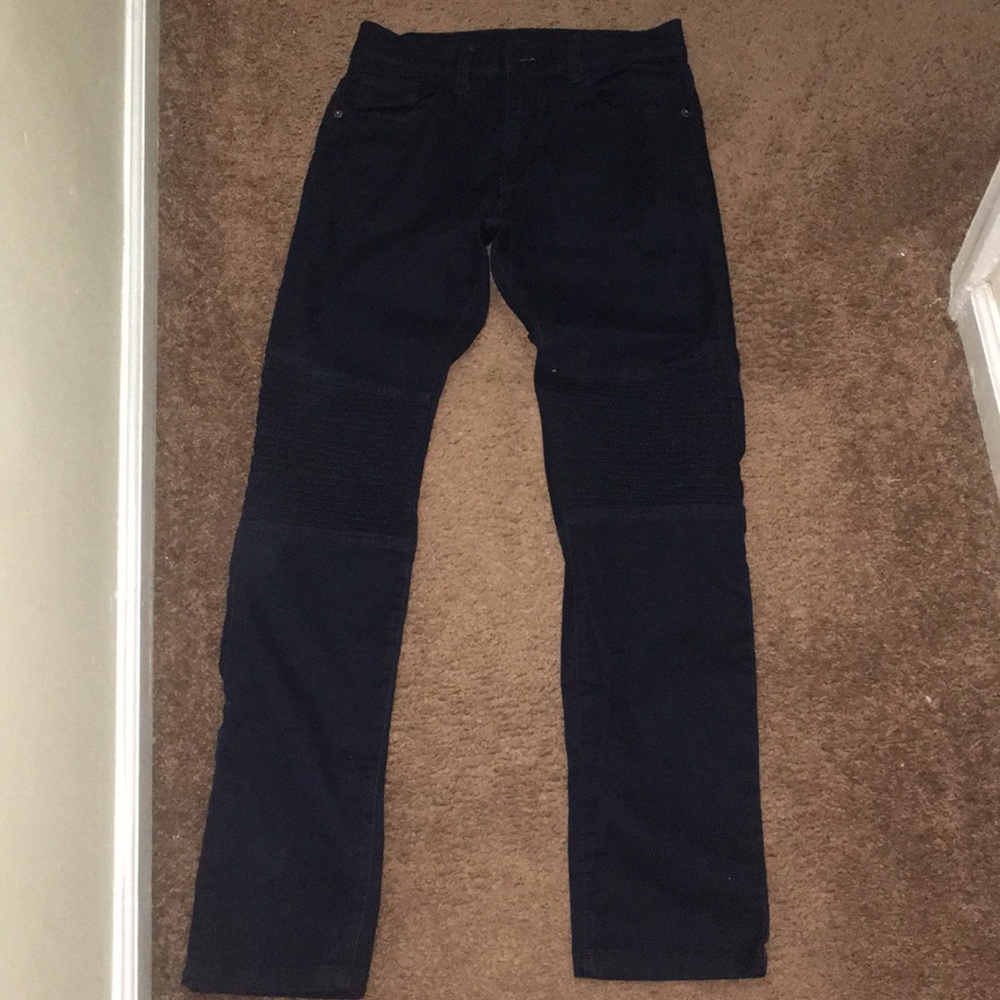 Big Kids Boys Navy Blue Jeans